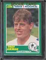 その他 TROY AIKMAN ROOKIE bgs9.5 Troy Aikman Autographed 1989 Score Rookie Card #270 Dallas